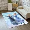 1pc Frozen Elsa and Anna Pattern Area Rug Soft Flannel Floor Mat for Living Room,Office,Bedroom and Carpet,Sofa Coffee Table Floor Mat