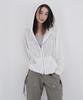 Sorbee Lace Zip-Up Hoodie / White