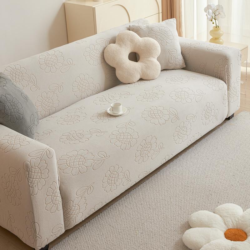 Sunflower Sofa Cover All Inclusive Universal Set Suitable for All Seasons Special Leather Sofa Cover Cover Cloth Anti Cat Scratch and Anti-slip