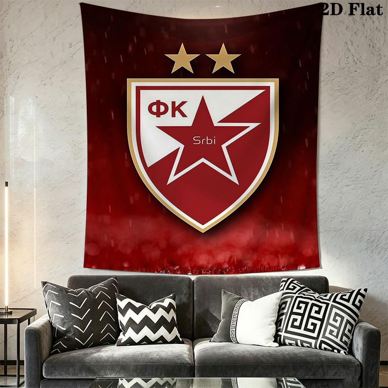 CZ Logo Wall Hanging Printed Fabric Blanket Decorative Tapestries for Bedroom Living Room Home Decor