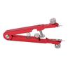 Watch Spring Bar Pliers with Tip Pins Aluminum Alloy V Shape Watch Wrist Band Removal Tool Red