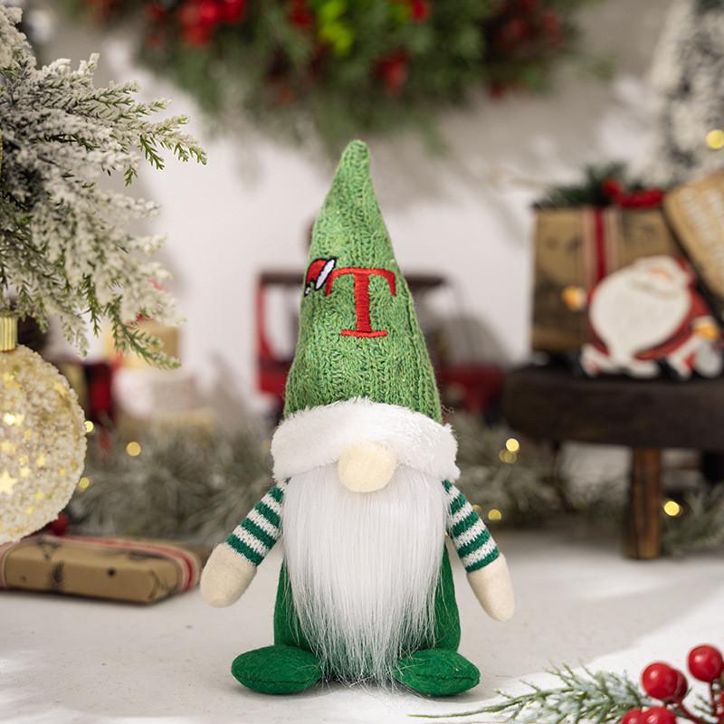 Adorable Christmas Gnome Figurine With Knitted Hat Perfect For Festive Decor