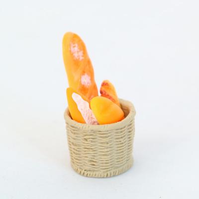 1/12 Mini Bread Model Realistic Small Bread Models Dollhouse Miniature Food Ornament Doll House Accessories