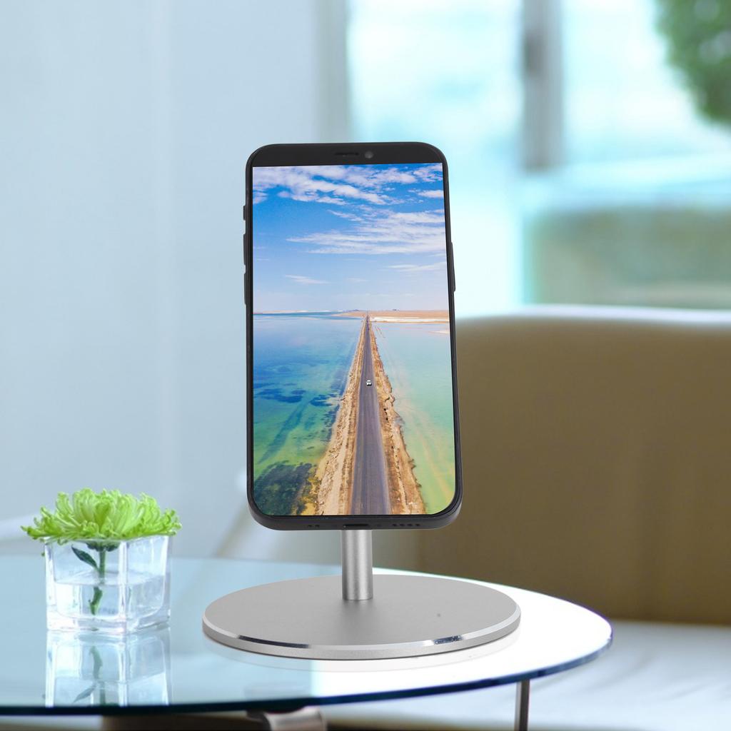 Wireless Charging Pad Stand Phone Charging Dock Holder for Magsafe for iPhone 12Silver