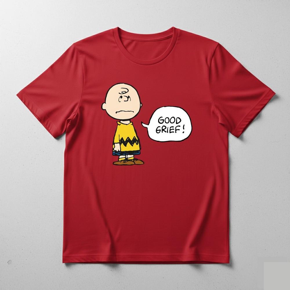 Funny Good Grief Cartoon Unisex Adult Kids TShirt Gift Tee Top Boys Girls S