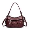 Crossbody Bag - Stylish and Simple, Suitable for Middle-aged Mothers. Soft Leather, Casual Style, Single Shoulder Bag.