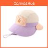 Toddler Uv Protection Cap With Wide Brim And Cotton Material For Sun Safety