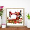 Sewing Machine Partial DIY 5D Special Shaped Drill Diamond Painting Kit for Adults/Beginners Gift Idea Home Decor 30x30cm