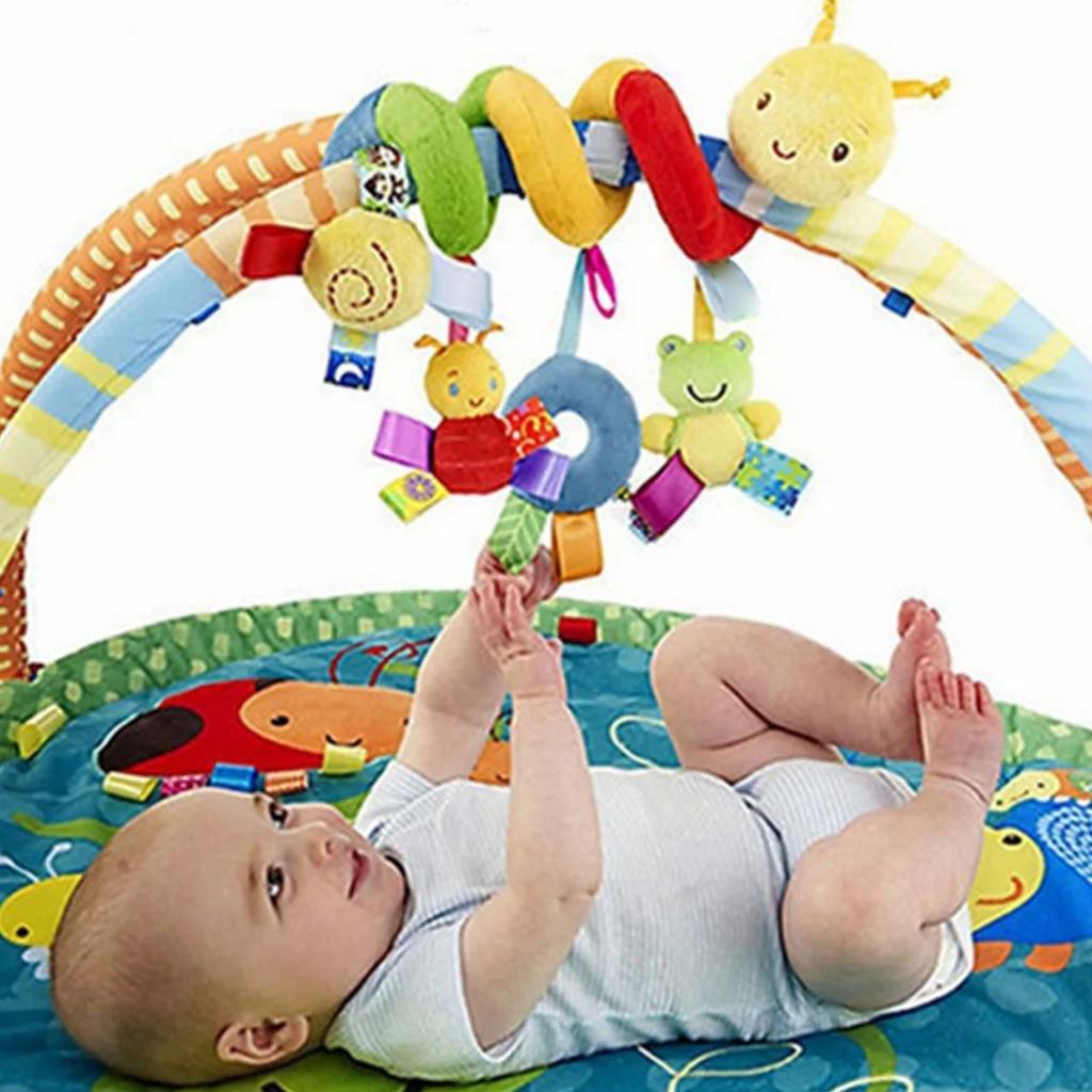 Baby Stroller Hanging Color Label Bed Around Plush Toys, Stroller And Car Seat Toys