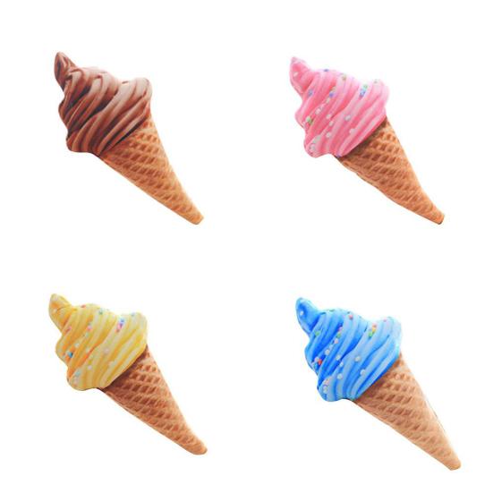 Simulation 3D Ice Cream Doll Plush Stuffed Soft Cushion Sofa Bedding Decoration