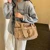 Womens Star Print Canvas Tote Bag Large Capacity Casual Shoulder Handbag Purse