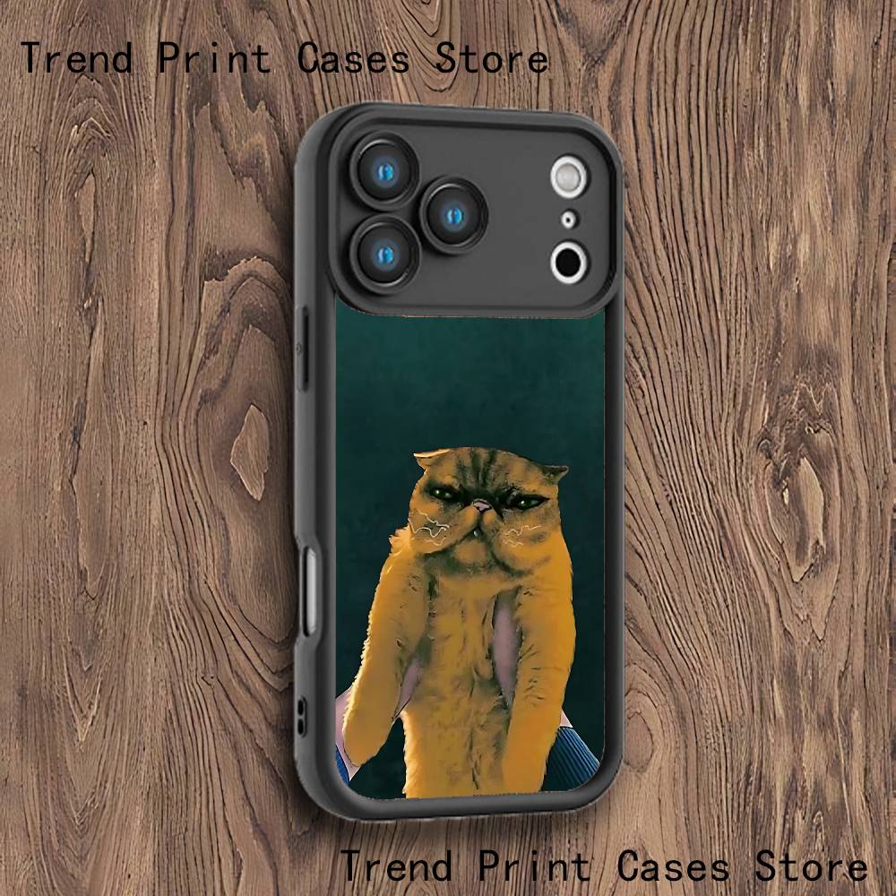 No Im Not a H-Human Phone Case For iPhone 17,16,15,14,13,12,11,Pro,Max,Plus,X,XS,SE4,E,Mini Black Thickened border Case