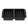 Air Fryers Compatible Waffle Pan Silicone Bakeware with Small Handle Oven Safe Waffle Molds Suitable for Easy Removal