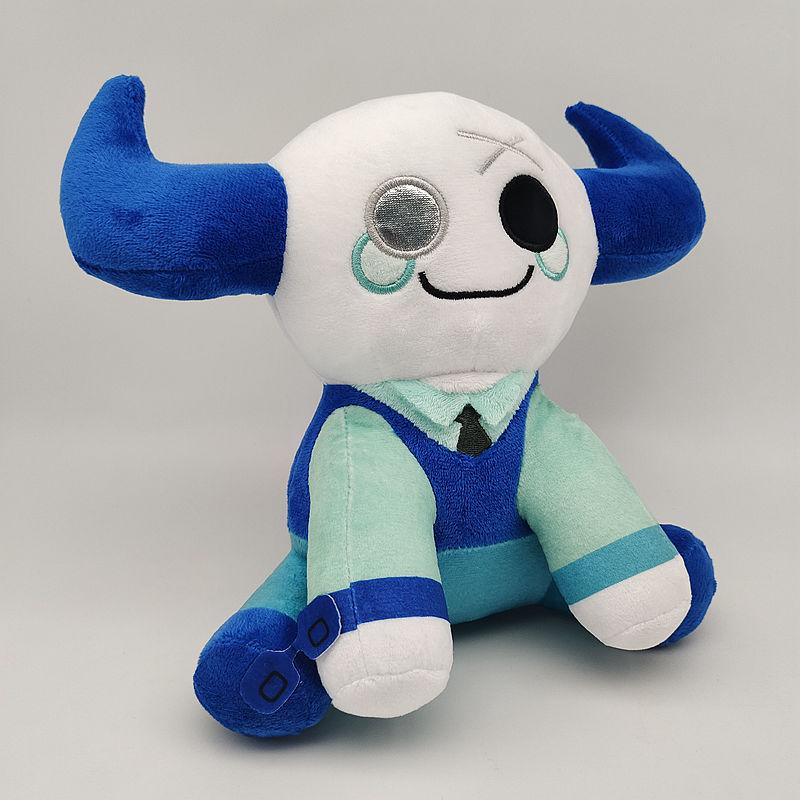 Plush Monster Series Double-Horned Cow Toy Doll