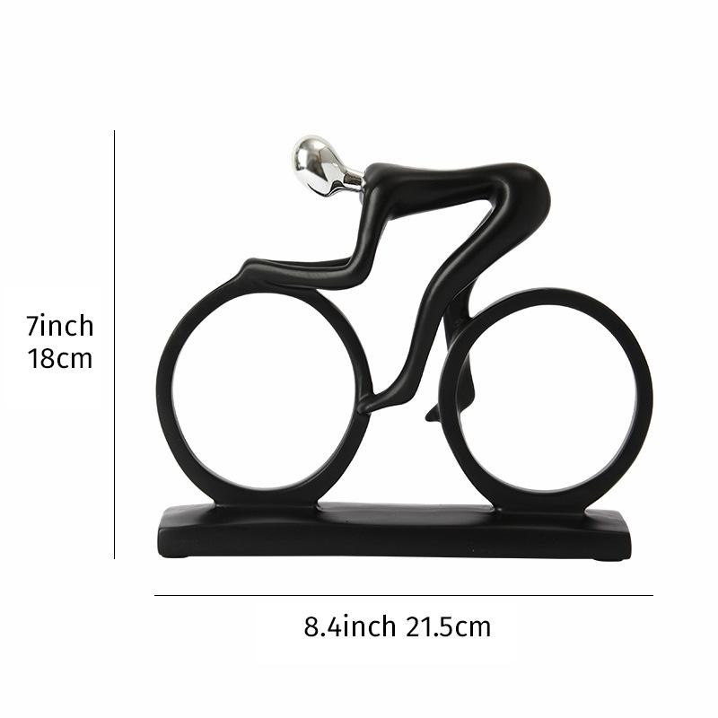 Creative Cycling Figurines Modern Wine Cabinet Decorations Living Room TV Cabinets Office Decorations