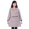Stylish Cotton Long-Sleeve Coveralls - Autumn/Winter Kitchen & Home Cooking Apron for Adults