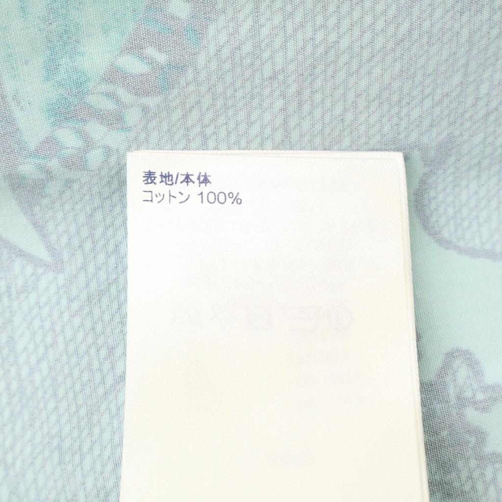 Louis Vuitton [Krajowo Autoryzowany] RM212 FS8 HLS77W LV Koszula z Długim Rękawem Oversize/ topy S Zielony x czarnyUżywany