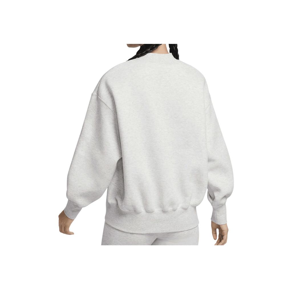 Nike Casual Loose Minimalist Hoodie Women hoodies Gray FV8042013