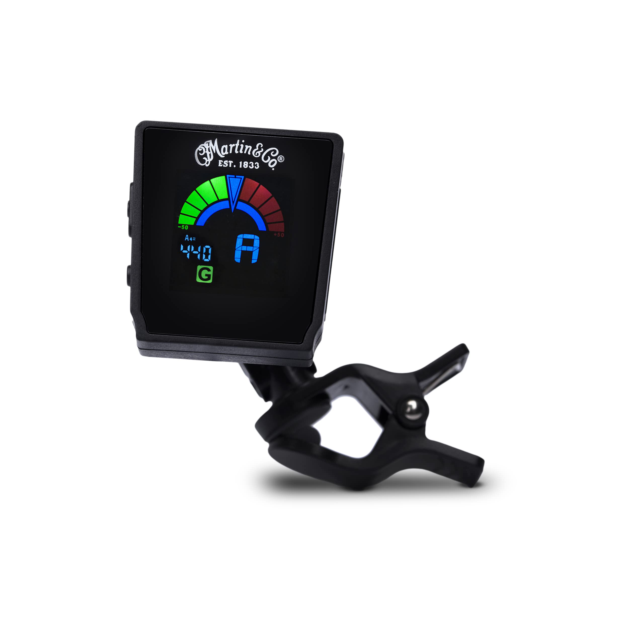 

MARTIN 18A0126 Clip-on Chromatic Tuner for Guitar, Bass, Ukulele, Violin, and Other Instruments