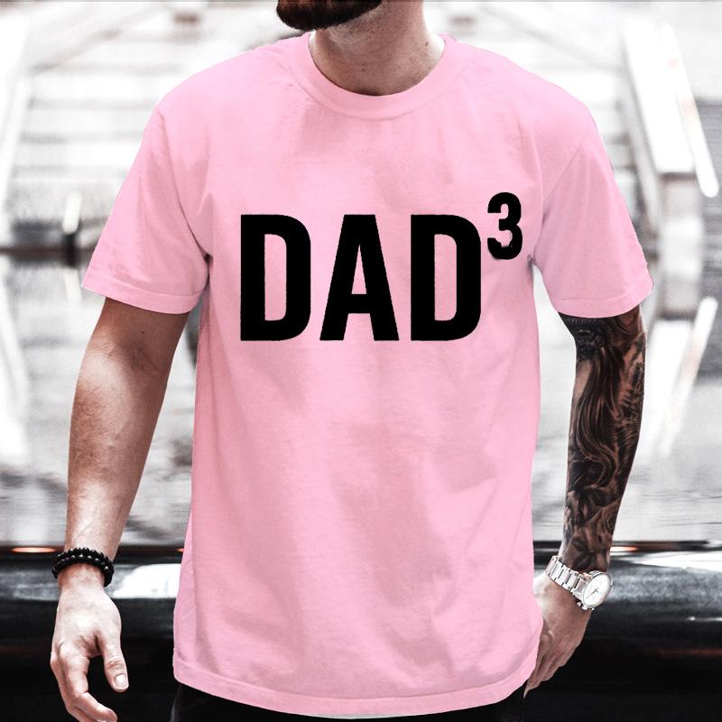 Dad³ Casual Loose Round Neck Short Sleeve Tshirt Fun Print Comfortable Leisure Fashion Top For Unisex