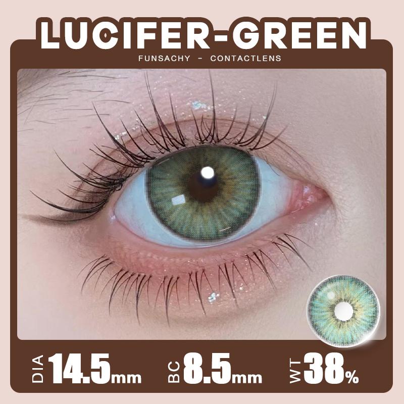 FUNSACHY Colored Lenses 1pair Brown Natural Eye Makeup Contacts Gray Pupils Blue Green Lens Yearly Fashion Cosmetics SoftLens