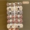 Christmas Bow Hair Clip Mini Decorative Bow Tie Children's Christmas Side Hair Clip Set