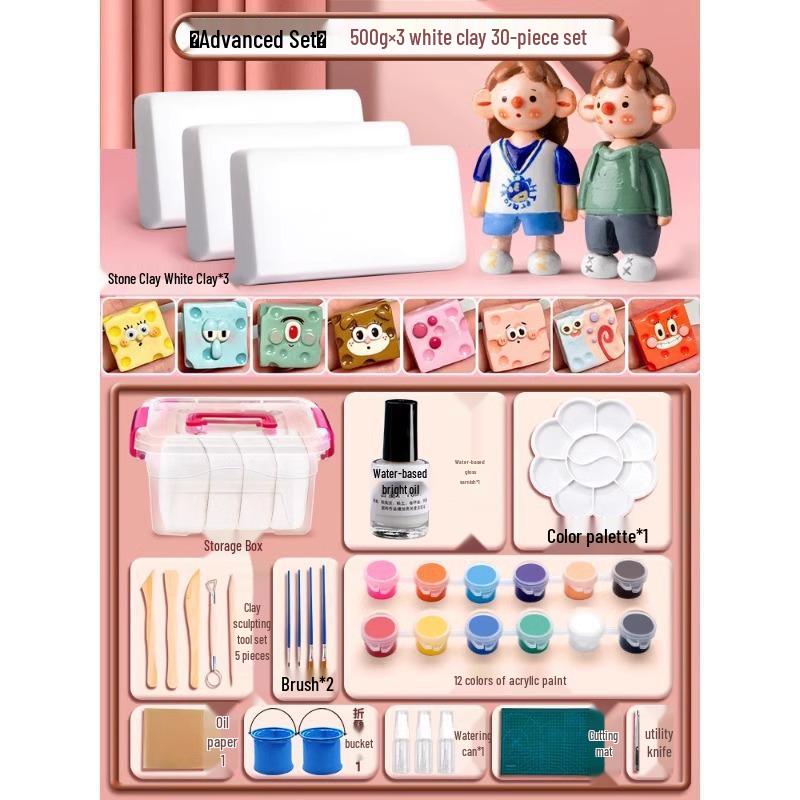 

Набор для лепки из каменной глины своими руками: Легкая полимерная и гипсовая глина