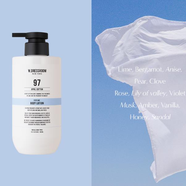 W.DRESSROOM Perfume Body Lotion 500ml – 5 Scents Hydrating Fragrance Lotion