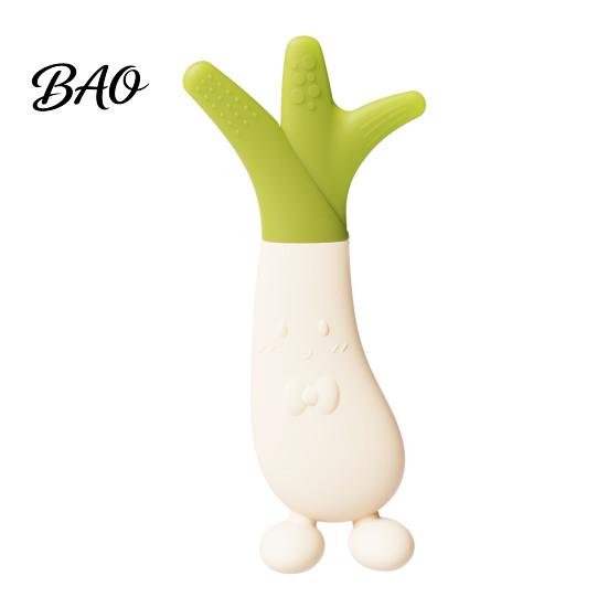 BPA Free Teething Toy Baby Silicone Carrot Teether, Food-Grade BPA-Free Chew for 3-6 High Temperature Sterilizable Teether Months, Soothing