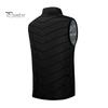 Battery Powered Heated Vest Men 23 Heating Zones 4 Heat Levels Thermal Portable Power Bank Jacket with Overheat Protection Machine Washable