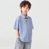 Boys' Summer Dog Embroidery Polo Shirt