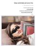 Comfortable 3D Light-Blocking Silicone Eye Mask for Odorless Sleep and Eye Protection
