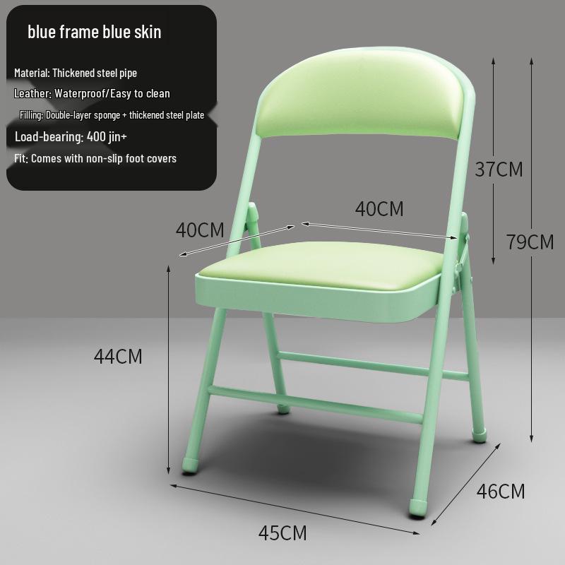 Folding Office & Dining Chair: Easy Storage, No Assembly Needed