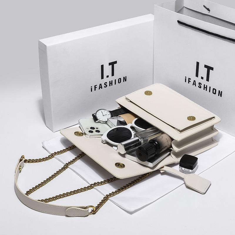 Bolso de cuero de álamo, nuevo bolso bandolera versátil de verano para mujer, bolso de cadena, bolso cuadrado pequeño de alta gama para mujer