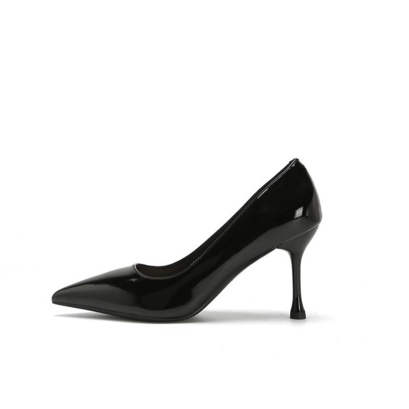 

Лакированная кожа с рисунком овцы темперамент новогодние туфли на тонком каблуке с юбкой фея универсальная 40