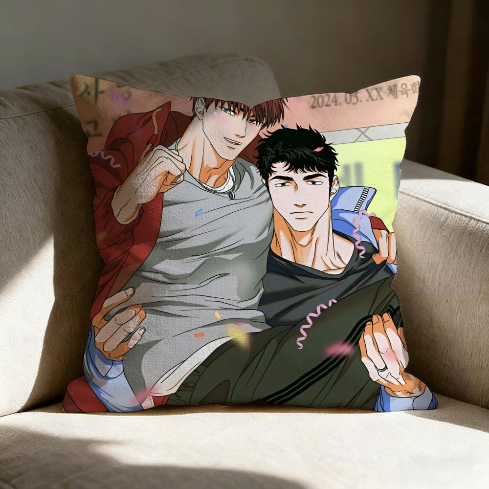 Bl Anime Manga H-High Clear Pillow Case pillowcase, double-sided printed, sofa cushion, bedroom headboard pillow