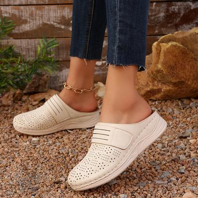 Ciabatte da Donna Estive per Esterno 2025 Nuovi Sandali con Zeppa Comode Ciabatte Casual Scarpe Aperte Leggere con Trafori Ciabatte da Donna