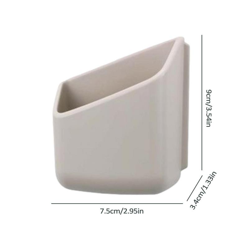 Storage Box for Car Seat Side Strongly Adhesive Organizer Box for Car Interior Accessory Holds Keys Sunglasses and More