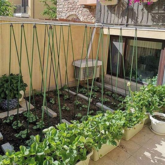 5Pcs Clip Adjustable Corrosion Resistant Plastic Multipurpose Plant Fixing Clip for Garden AVE