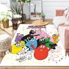 Custom Name Colorful Cartoon Barba-papa Rug Game Carpet, Floor Mat for Bedroom Living Room Entryway Rug, Home Decor Idea Gift for Christmas birthday