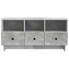 TV Stand Concrete Grey 102 x 34.5 x 50 cm Particleboard
