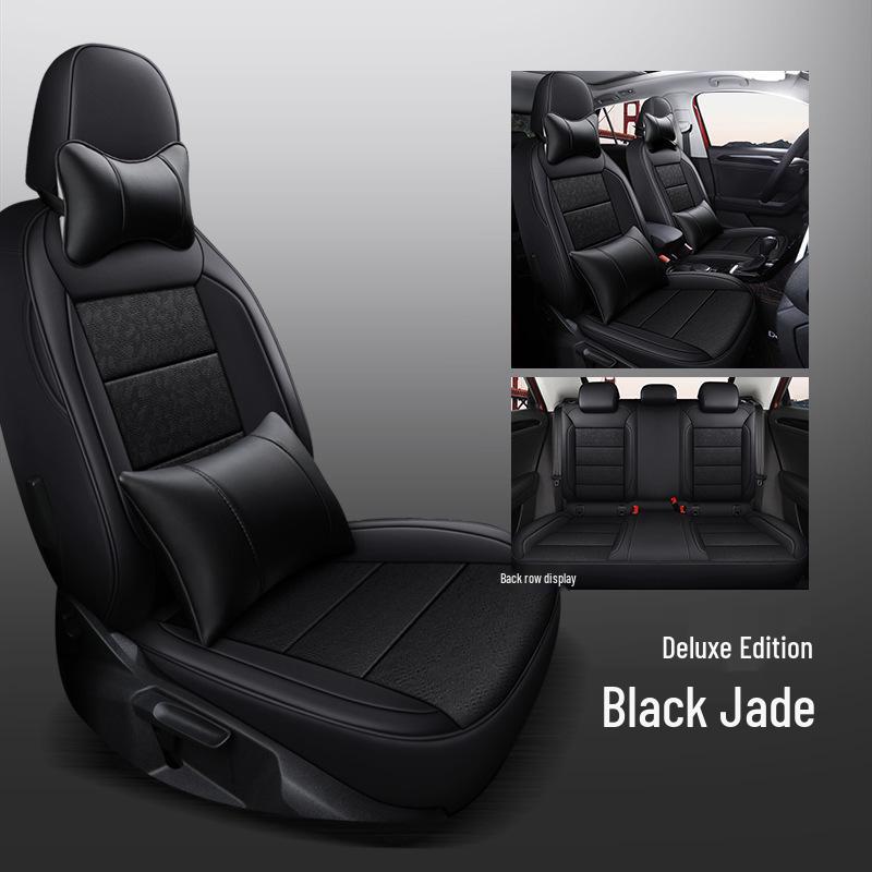CLY Custom Leather Seat Covers for Volkswagen T-ROC: All-Season Sport Cushion Pads