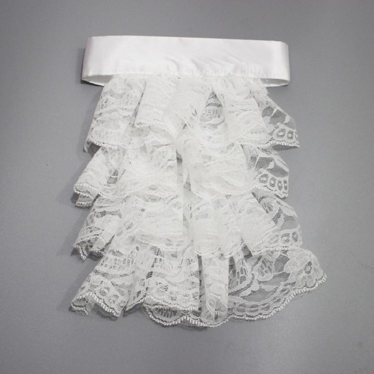 Jabot Collar Lace Wrist Cuffs Shirt Blouses Dress Removable Sleeves Ruffled Wrist Cuffs for Women Girl Photography