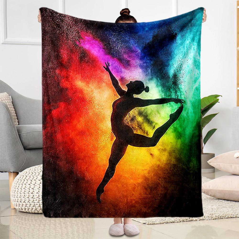 Dance Dreams In Motion Blankets Are Suitable for Living Rooms, Bedrooms, Camping, and Other Places, Making Them an Ideal Choice for Gifts.