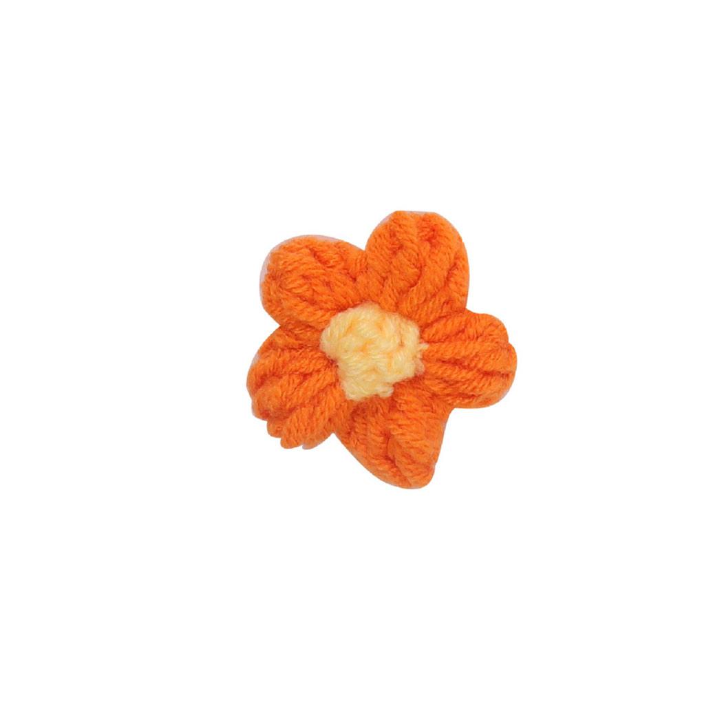 Brooches Knitting Handmade Flowers Self-Assembly Accessory Accessories Clothes Ornament Material Jewelry Yarn Ornaments