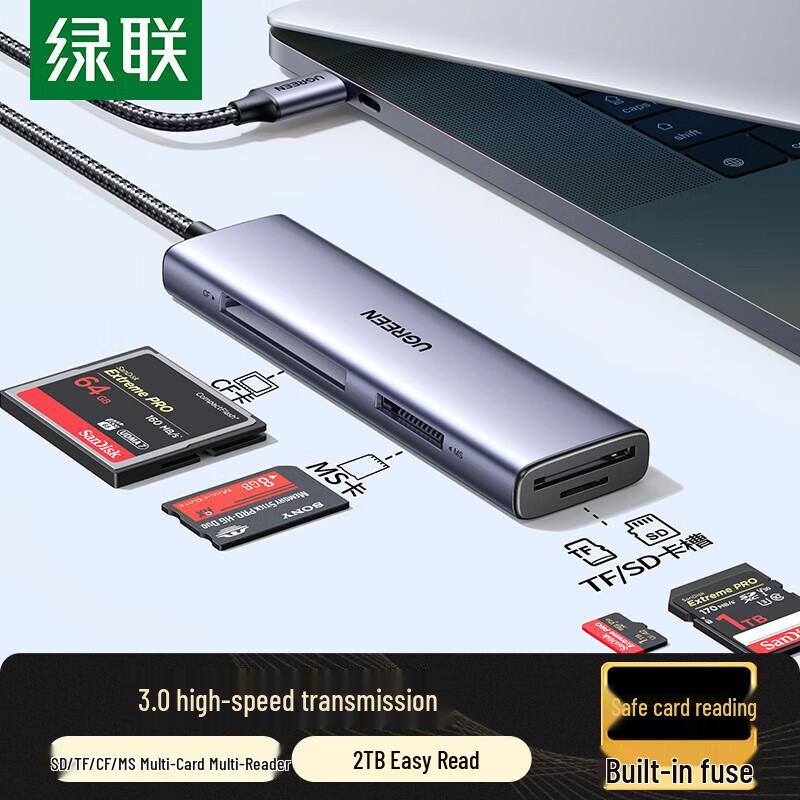 Ugreen USB 3.0 Multi-in-1 High-Speed Card Reader