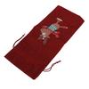Drawstring Wine Bag Portable Burlap Rhinestone Painting Pattern Durable Burlap Wine Gift Bags