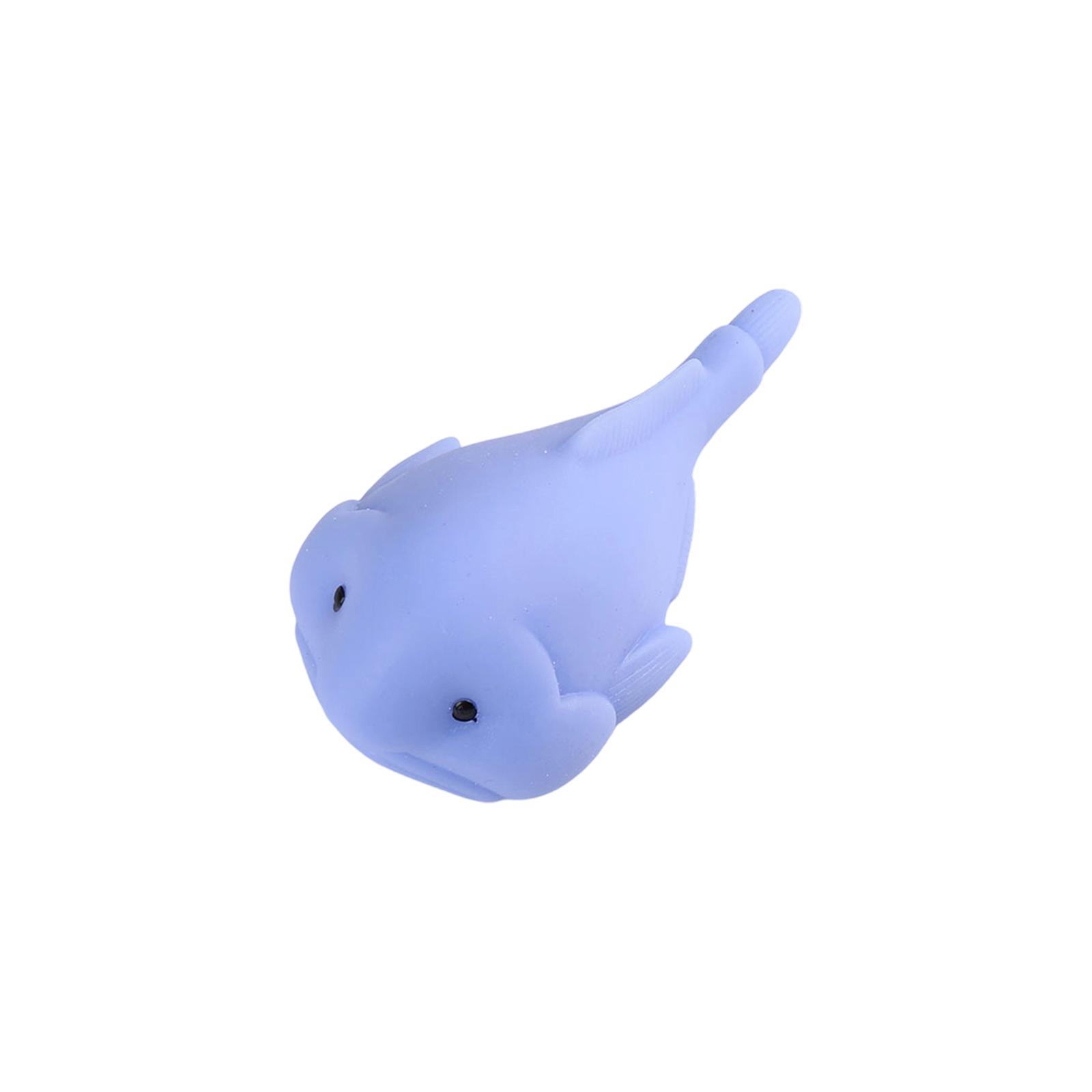 

Cute Colorful Blobfish Toy - Soft TPR Stress Relief Toy For Adults & Kids, Adorable Big Ugly Design -Anxiety Hand Toy, Perfect One Size синий