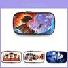 Nezha Student Pencil Case Cartoon Print Oxford Material Kids Teens