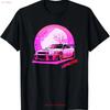Love JDM Girl Racer Pink Japanese Modified Race Car T Shirt Vintage Washed Soft Stretched Slightly Graphic Unisex Comfortable